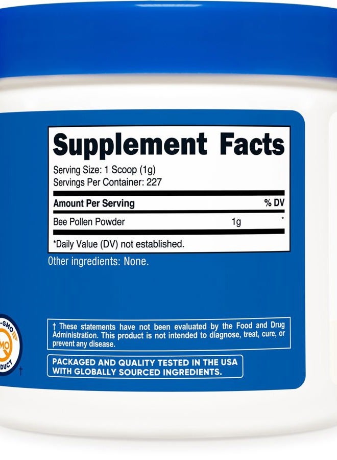 Nutricost مسحوق حبوب اللقاح من النحل (8 أونصات) (بدون نكهة) - 227 حصة، خالي من الغلوتين، غير معدل وراثيًا، مكمل غذائي نباتي - Image 5