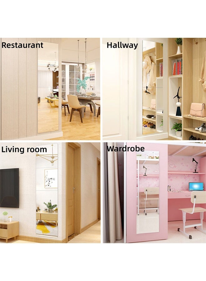 Full-Length Mirrors, Full-Body Mirrors, Wall-Mounted mirrors, Dressing Mirrors, Makeup Mirrors, Hand-Combined And Spliced Mirrors For Bedroom Wardrobes, Square Explosion-Proof Wall Mirrors（4 PCS-22*22cm） - Image 2