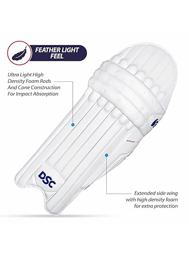 DSC Intense Speed Leather Cricket Batting Legguard for Mens | Size - Mens | Right Hand  - Image 2