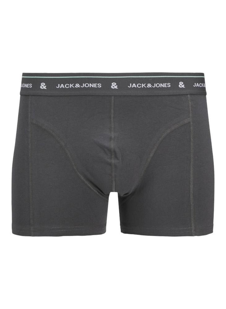 JACK & JONES - Jacron 3 Pack Logo Band Solid Trunks - Image 1