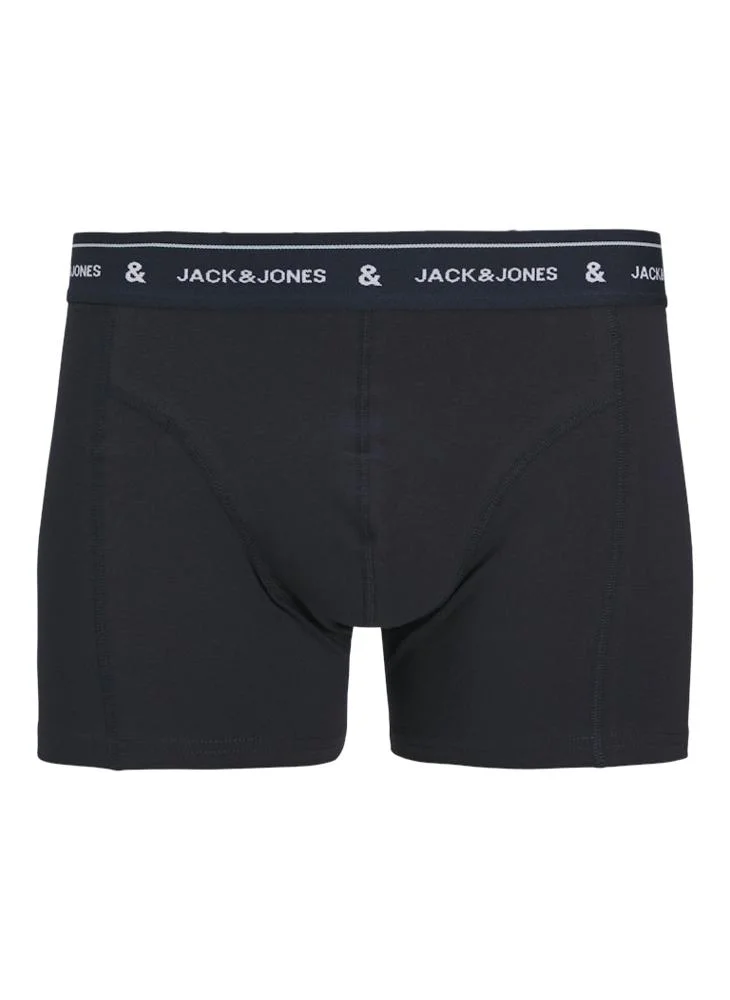 جاك اند جونز Jacron 3 Pack Logo Band Solid Trunks