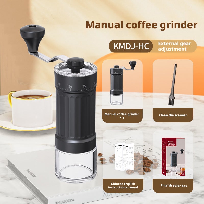Manual Coffee Grinder, Hand Crank Burr Mill for Home Use - Image 4