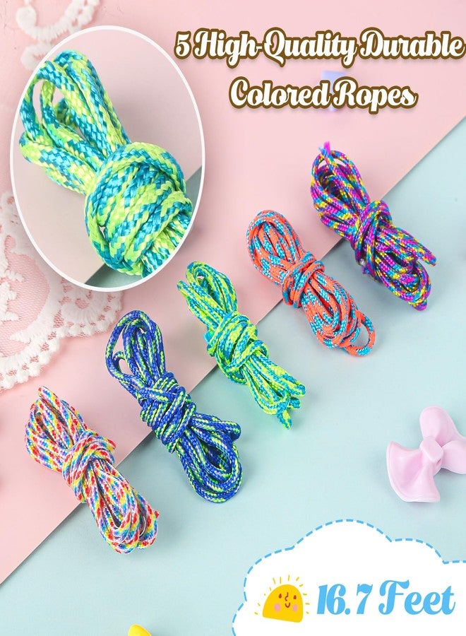 Ecoofor 487 PCS Beaded Keychain Making Kit, Acrylic Letter Beads with Heart, Star & Flower Charms for DIY Jewelry, Bag Accessories & Crafts for Women - Image 2