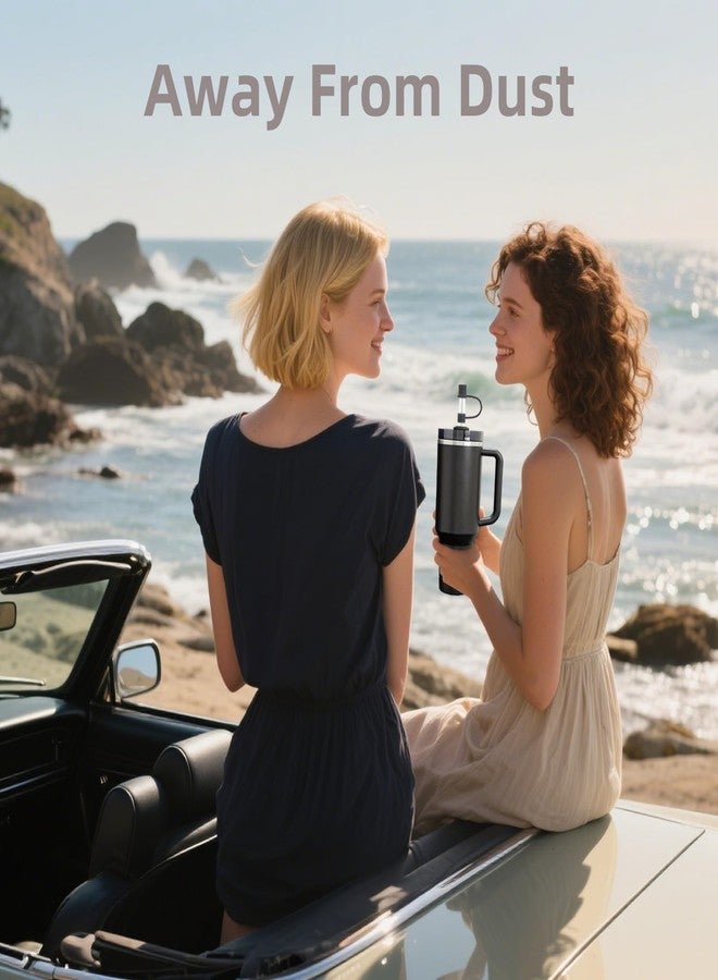 مجموعة من 6 أو 12 غطاءً لماصة الشرب من Foweroty، مقاس 0.4 بوصة/10 مم، لأكواب ستانلي، أغطية لماصة الشرب لأكواب ستانلي سعة 14 أو 20 أو 30 أو 40 أو 64 أونصة، أغطية سيليكون مقاومة للغبار (الكوب غير متضمن)، عبوة من 6 قطع - Image 4