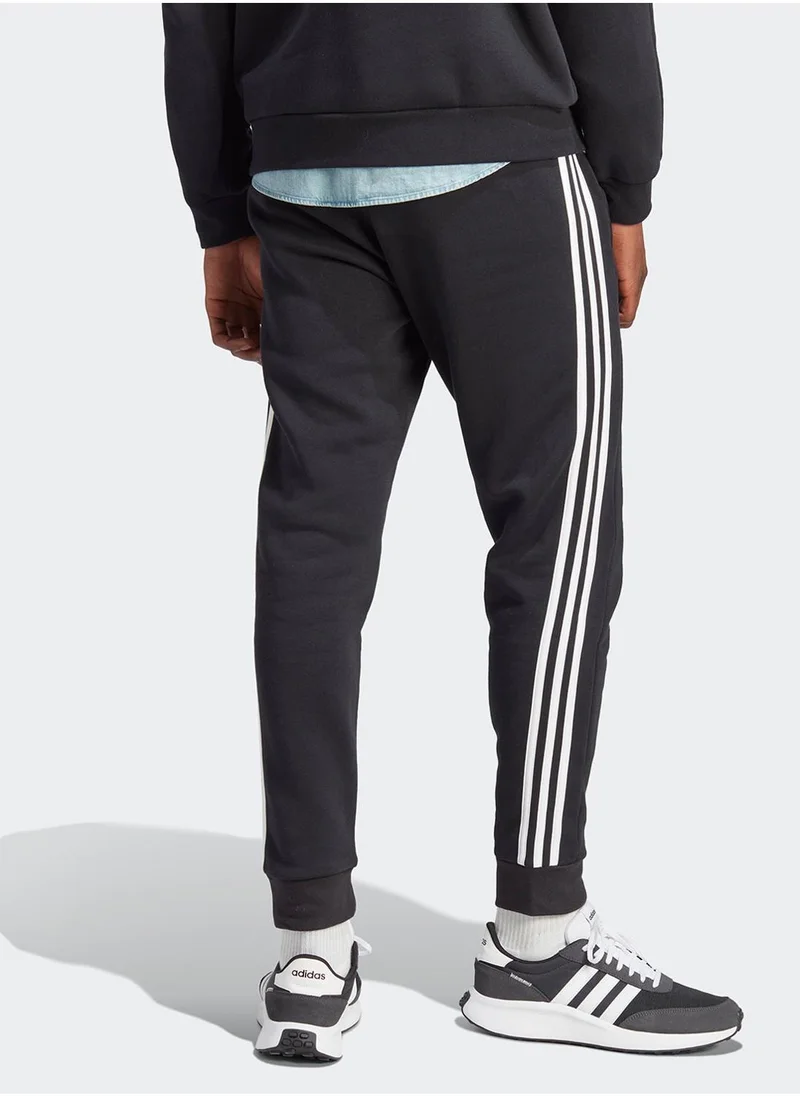 اديداس Essentail Fleece 3 Stripe Sweatpants