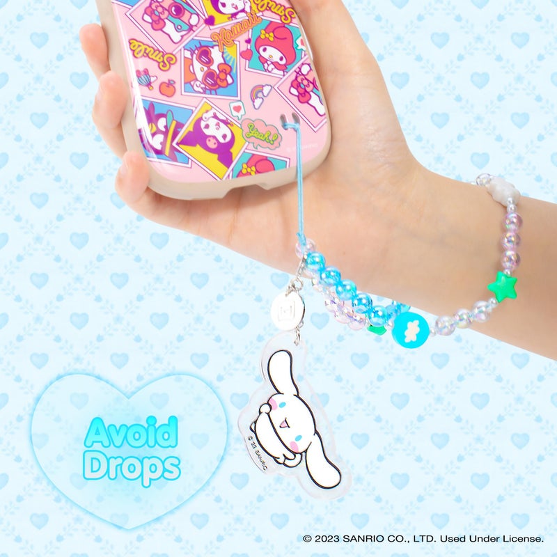 iFace Hello Kitty and Friends Beaded Wristlet Universal Phone Charm Strap - Cute Wrist Chain Lanyard Aesthetic Decor Strap for Cell Phone Camera Keys AirPods Keychains â€“ Cinnamoroll - Image 4