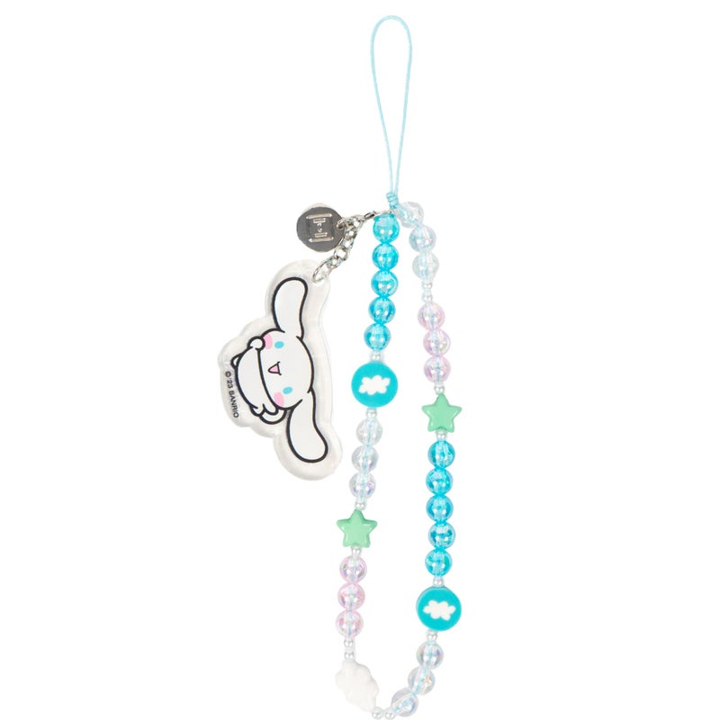 iFace Hello Kitty and Friends Beaded Wristlet Universal Phone Charm Strap - Cute Wrist Chain Lanyard Aesthetic Decor Strap for Cell Phone Camera Keys AirPods Keychains â€“ Cinnamoroll - Image 1