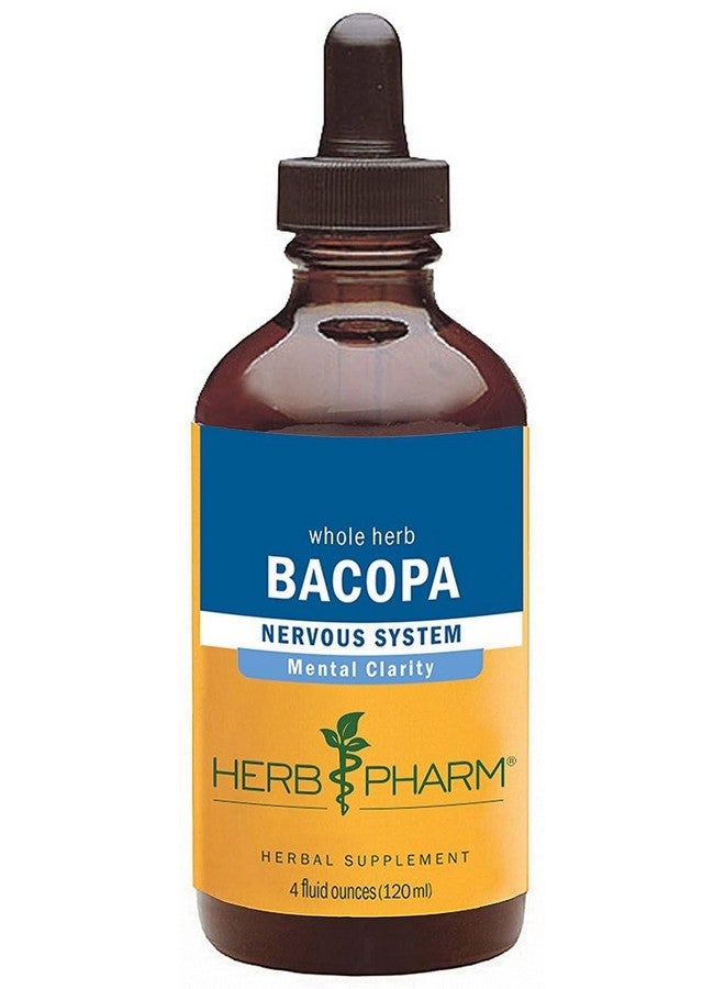Herb Pharm Certified Organic Bacopa Liquid Extract for Brain Support - 4 Ounce - Image 1