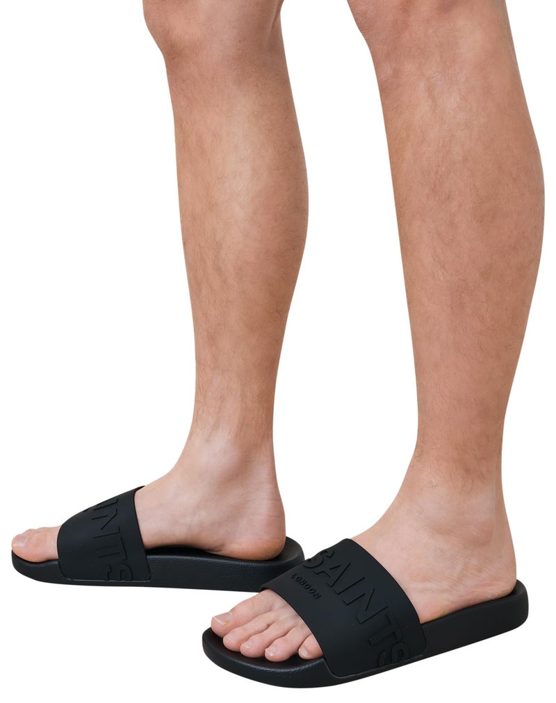 AllSaints Men's Footwear Biggy Slider US 13 Black - Image 1