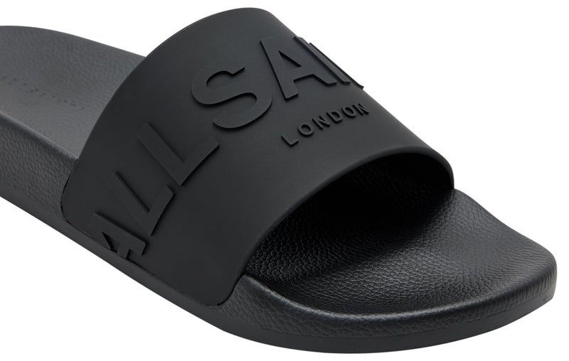 AllSaints Men's Footwear Biggy Slider US 13 Black - Image 3