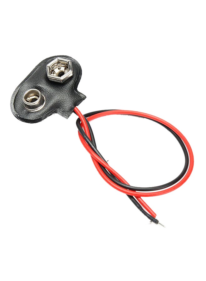 UHcom Clip On Battery Snap Connector Black/Red - Image 1