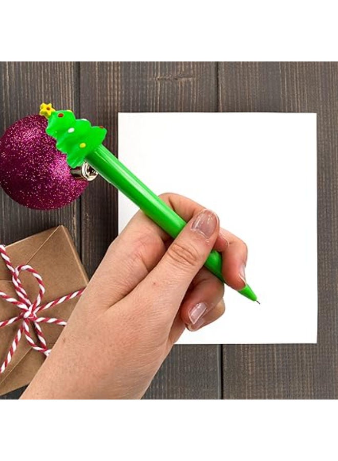 أقلام حبر جل مضيئة لعيد الميلاد، عبوة من 3 قطع - Image 3