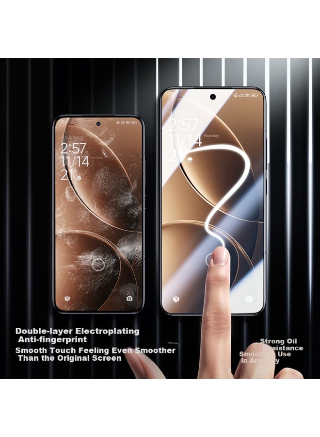 Smartdevil Tempered Glass Screen Protector For Redmi K80/k80 Pro, Diamond Anti-explosion, Ultra-smooth, Fingerprint-resistant, Shockproof, Ultra-clear Phone Protective Film - Image 2
