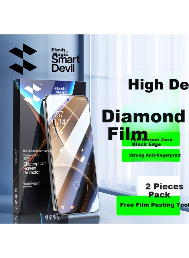 Smartdevil Tempered Glass Screen Protector For Redmi K80/k80 Pro, Diamond Anti-explosion, Ultra-smooth, Fingerprint-resistant, Shockproof, Ultra-clear Phone Protective Film - Image 5