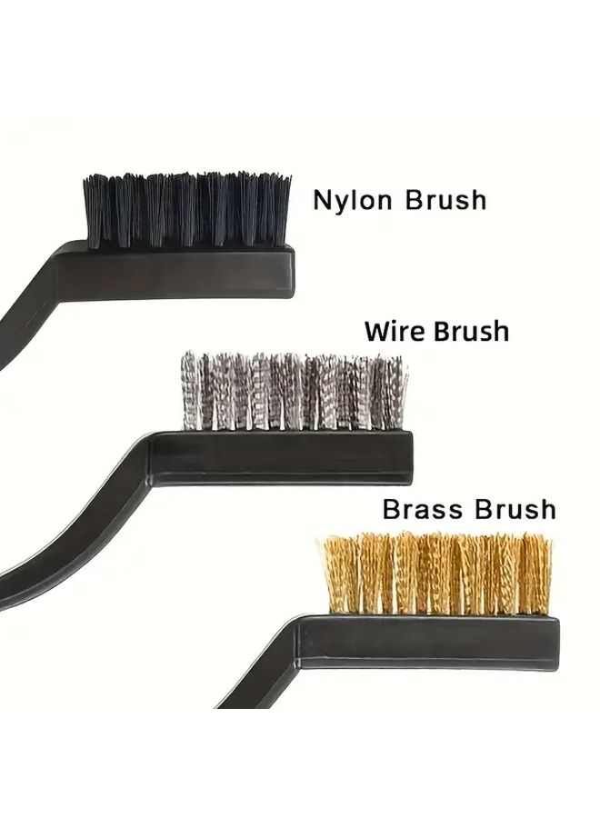 6pcs Professional Steel Wire Brush Set For Cleaning Slag And Rust Removal - Image 5