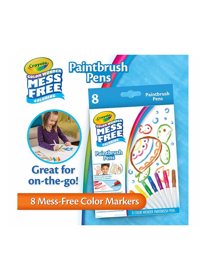 Crayola أقلام فرشاة الطلاء العجيبة – 8 أقلام طلاء خالية من الفوضى للأطفال، أعمار 3 سنوات فما فوق - Image 4