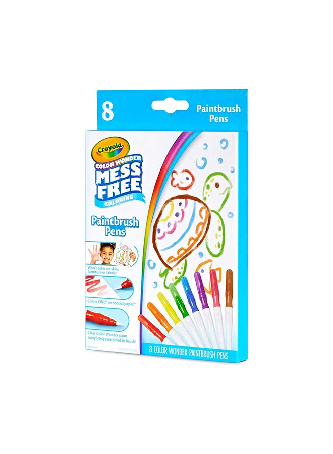 Crayola أقلام فرشاة الطلاء العجيبة – 8 أقلام طلاء خالية من الفوضى للأطفال، أعمار 3 سنوات فما فوق - Image 5