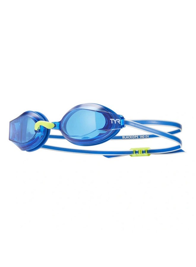 TYR Blackops 140 Ev Racing Goggles Junior Fit Blue/Blue/Blue - Image 2