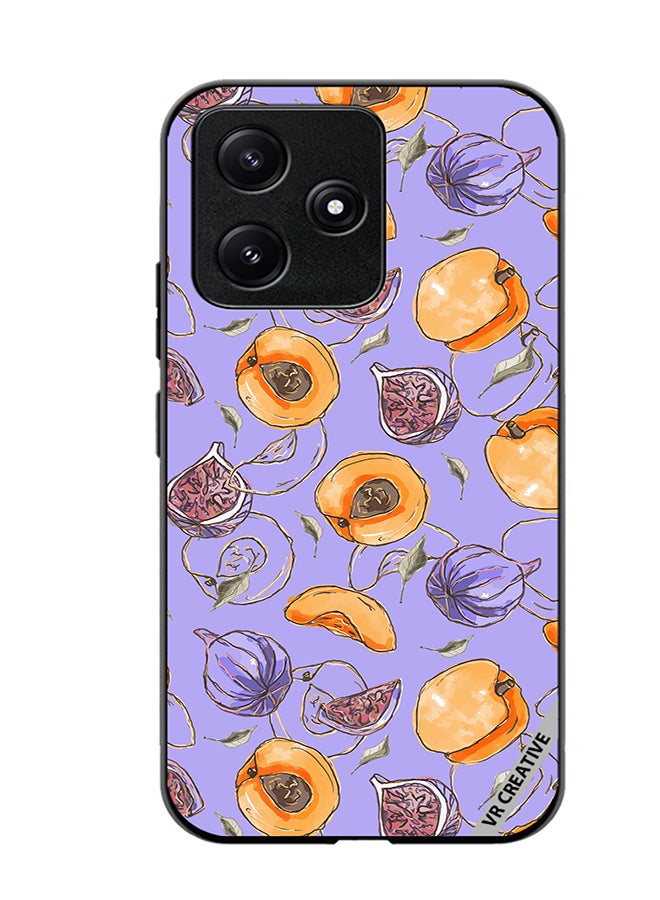 VR CREATIVE Protective Case Cover For Xiaomi Poco M6 Pro 5G Louryxappricot Design Multicolour - Image 1