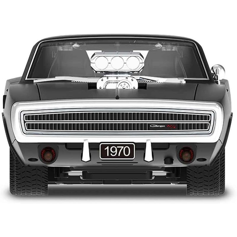 Rastar - 1970 Dodge Charger R/T 1/16 with Remote Control - Black - 99010 - Image 3