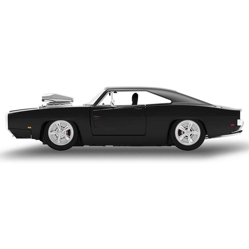 Rastar - 1970 Dodge Charger R/T 1/16 with Remote Control - Black - 99010 - Image 4