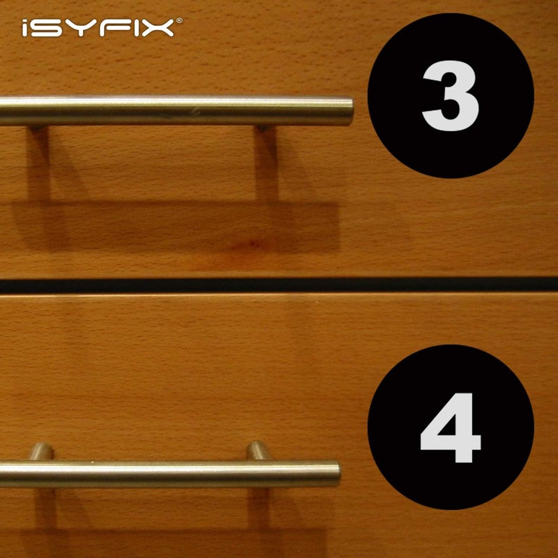 iSYFIX Black Consecutive Number Stickers – 1 to 100, 4-inch, 1 Set – Vinyl Self Adhesive Premium Decal, Ideal for Inventory, Storage, Organizing, Boxes, Bins, Toolbox, Lockers & More, Indoor/Outdoor - Image 5