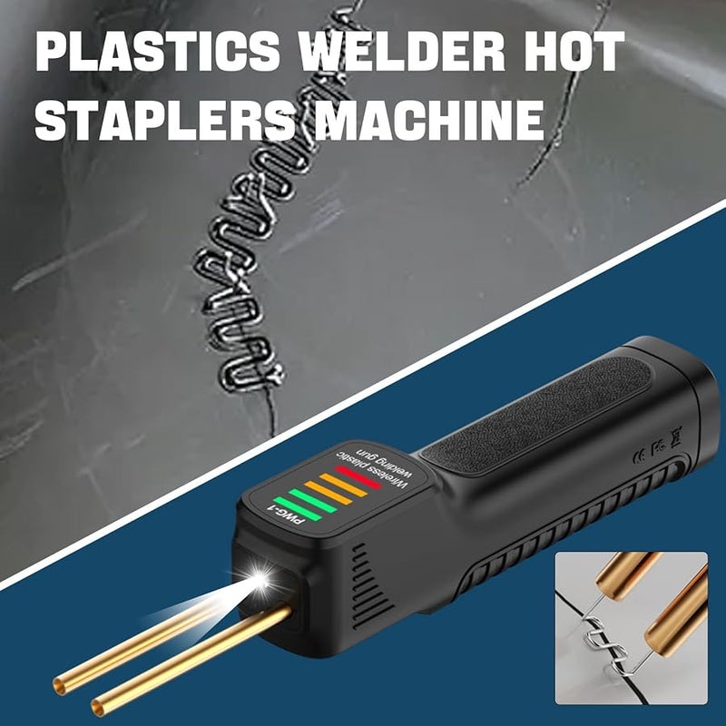 300W أداة لحام البلاستيك بالحرارة الساخنة المحمولة مجموعة إصلاح لوحات العدادات والمصدات والألواح - Image 5