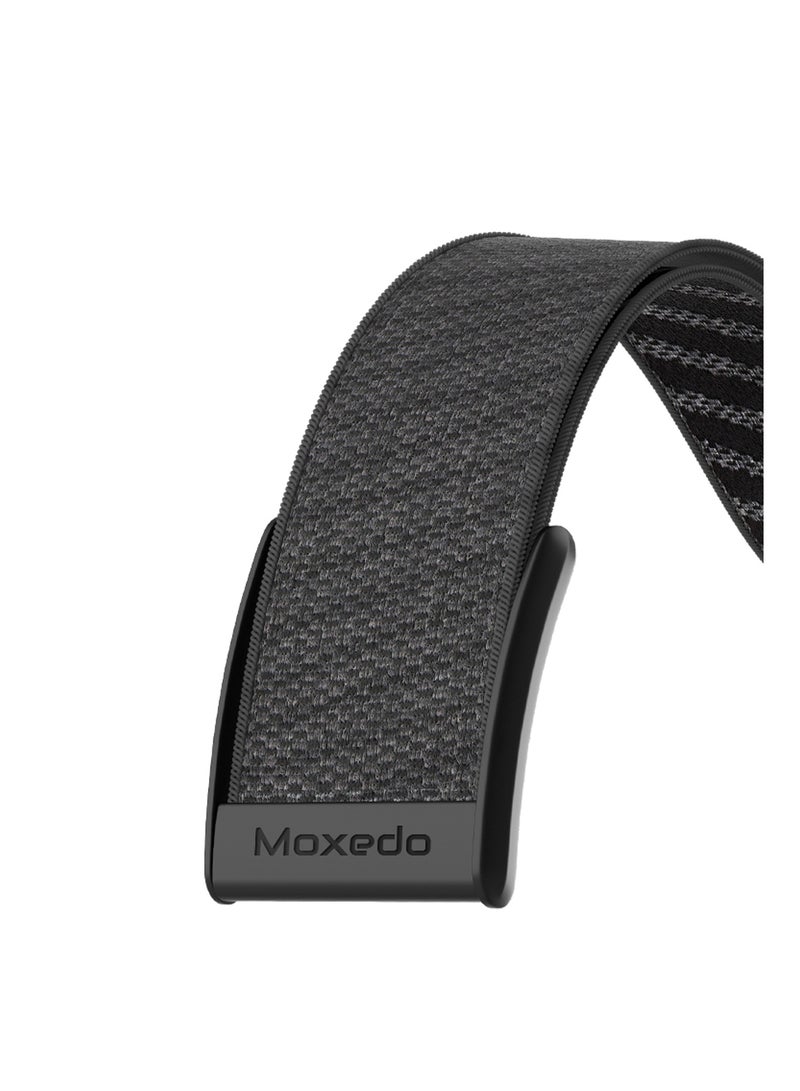 Moxedo Moxedo Fit-Weave Nylon Braided Band - Gray Black  - Image 1