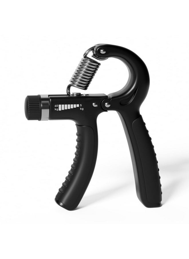 Lifelong Hand Gripper - Hand Grip For Men & Women - Adjustable Resistance 5-60Kg -Forearm Strengthener - Physiotherapy Equipment For Hand-Forearm Gripper - Gym Accessories For Finger Exercise (Black)  - Image 1