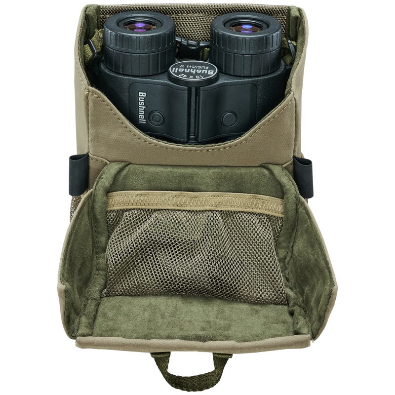 Bushnell Vault Binoculars Pack, Rugged Carrying Case for Outdoor Enthusiasts with Water-Resistant Design and Multiple Pockets, Slate Green - Image 2
