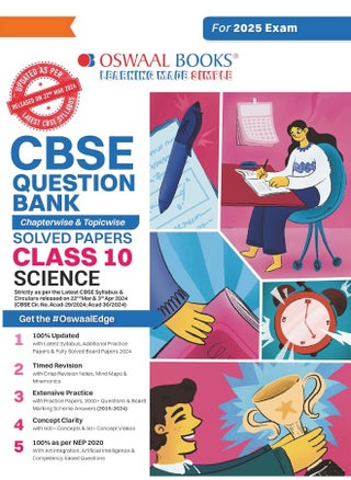Oswaal CBSE Question Bank Class 10 Science, Chapterwise and Topicwise Solved Papers For Board Exams 2025 - pzsku/Z1557A5327C8DD4796CCAZ/45/_/1726052525/d35d887f-2af7-40e6-b868-a3451bd10d98