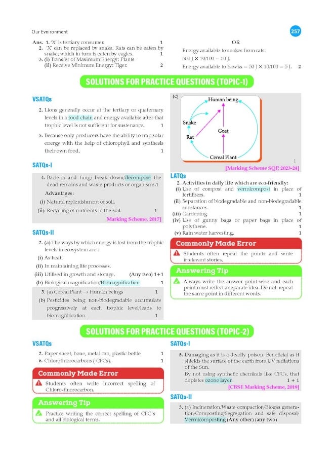 Oswaal CBSE Question Bank Class 10 Science, Chapterwise and Topicwise Solved Papers For Board Exams 2025