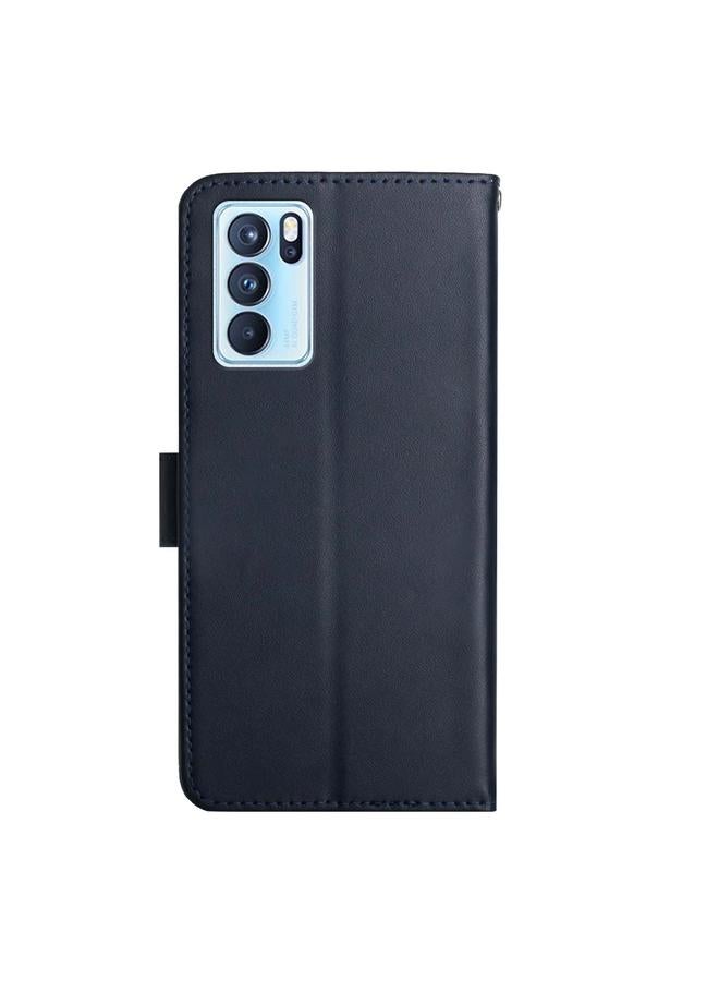 S-TOP Case For OPPO Reno6 Pro 5G Genuine Leather Fingerprint-proof Horizontal Flip Phone Case - Image 3