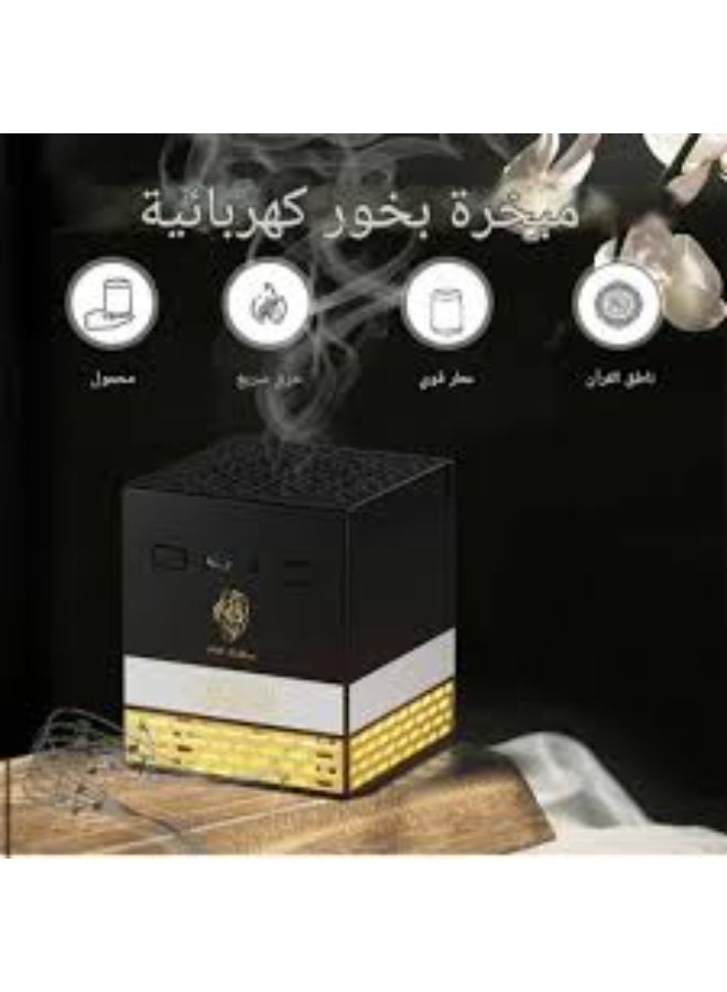 Oud Bukhoor SQ-718 Rechargeable Electric Bukhoor Oud Burner with Full Holy Quran Bluetooth Speaker | Smart Control, Multi-LED Light | Portable Incense Diffuser Incense Burner for Home ,Office & Car - Image 4