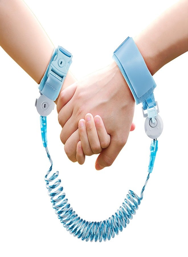 bearcouple Safety Anti Lost Wrist Link for Kids with Key Lock, Reflective Child Walking Harness, Kid Wrist Leash Autism Safe Bracelet for Boys & Girls Toddlers Leash for Supermarket Amusement Park Zoo Travel - Image 1
