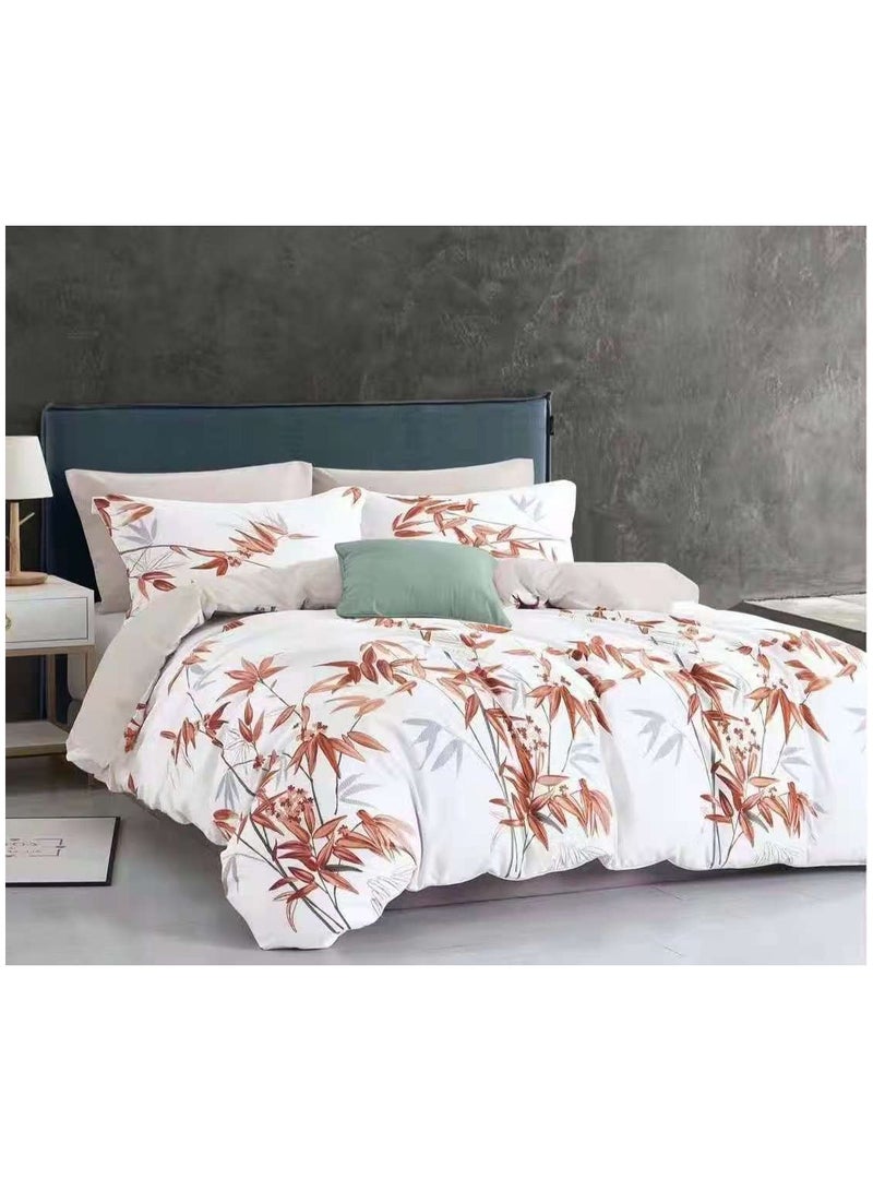 AL RAID Bedding Set Super King Size - 6-Piece Bed Sheet Set with Duvet Cover, Fitted Bedsheet with Deep Pockets, and 4 Pillowcases - Premium Quality Microfiber Sheets for Everyday Comfort and Elegance