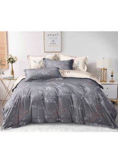 AL RAID Bedding Set Super King Size - 6-Piece Bed Sheet Set with Duvet Cover, Fitted Bedsheet with Deep Pockets, and 4 Pillowcases - Premium Quality Microfiber Sheets for Everyday Comfort and Elegance 