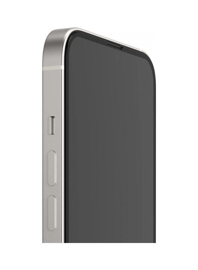 Ultimate 3D Tempered Glass Screen Protector for Apple iPhone 13 Pro/13 Clear/Black - Image 3