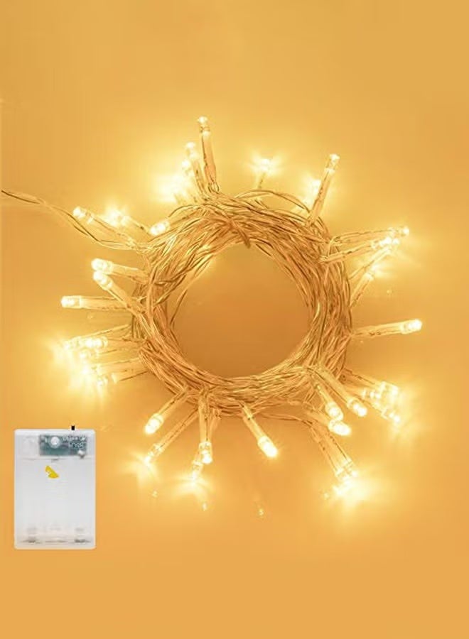 40 LED Fairy Lights String - 20FT Battery Operated LED Light for Indoor/Outdoor, Wedding, Party, Holiday Decor (Warm White) - Image 1
