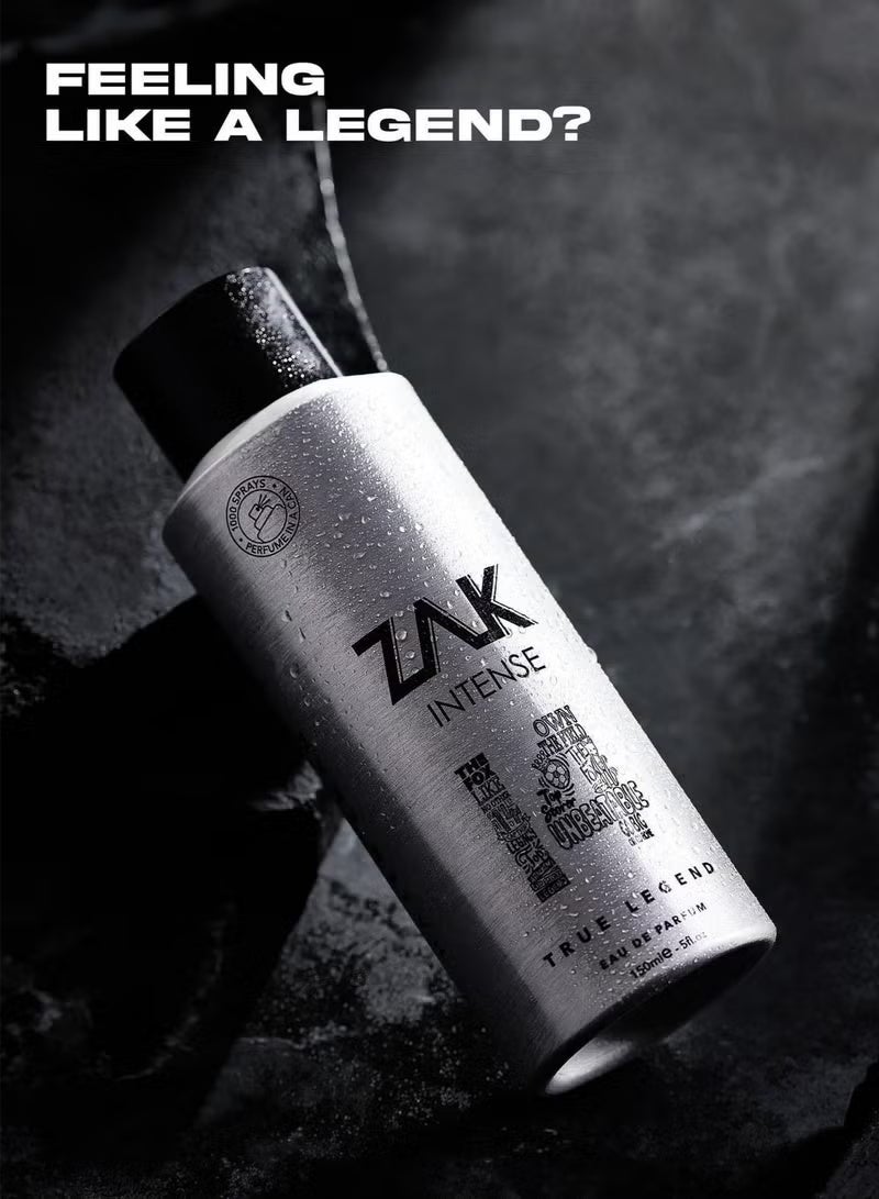 ZaK Intense True Legend Eau De Parfum For Men 150 Ml - Image 4