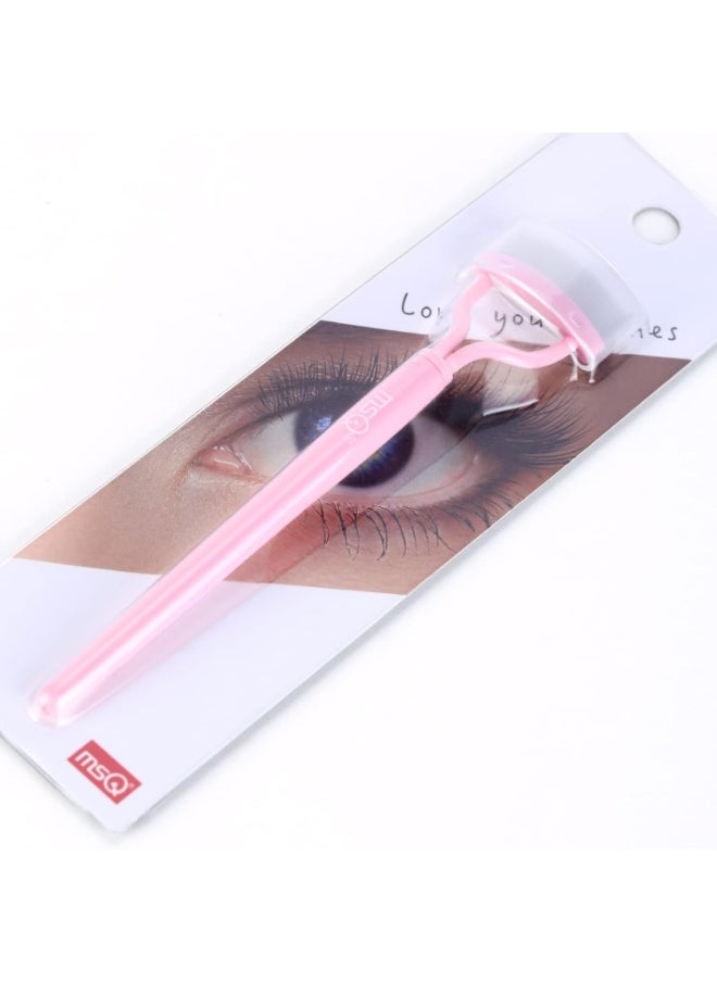 MSQ Eyelash Comb Separator MSQ Eyelash Mascara Brush and Comb Lash Separator With Comb Cover Arc Designed Cosmetic Brushes Tool Pink (1PCS)  - Image 4
