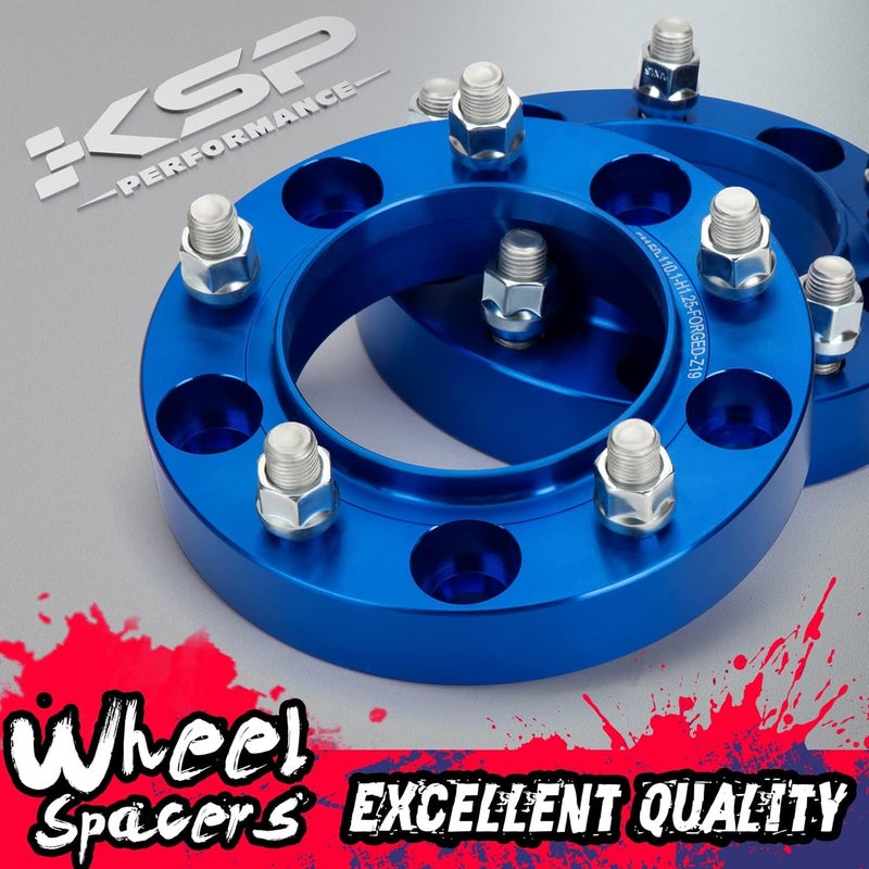 KSP PERFORMANCE KSP 5X150 Spacers Compatible with to-yo-ta Tundra 2007-2021/Sequoia 2008-2021/Land Cruiser 2009-2016, 1.25inch 5 Lug Wheel Spacers for Lexus LX570 2008-2016 with M14x1.5 Studs 110mm Hub Bore, 4 pcs - Image 5