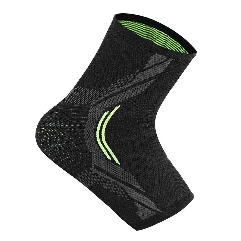 High Elastic Spandex Ankle Support Brace Breathable Compression Sleeve For Sports Running Soccer Basketball Medium - Image 2
