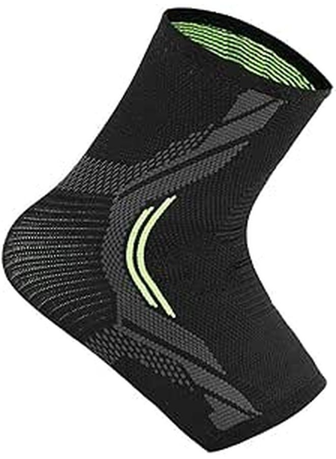 High Elastic Spandex Ankle Support Brace Breathable Compression Sleeve For Sports Running Soccer Basketball Medium - Image 1