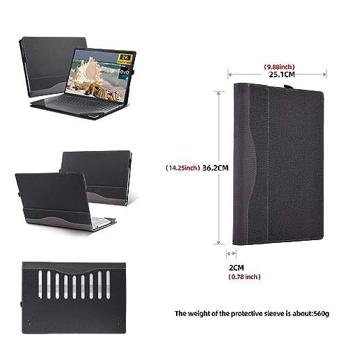 VEVOOD Laptop Case for 2023 Yoga 7i 16"| Yoga 7 16IRL8 /16IAH7/16IAP7 /16AHP9/16IM9 2-in-1 |15z-ds100/15-cn/15-dr1007TX/15-cp0053cl /15.6" Laptop Case (Grey) - Image 3