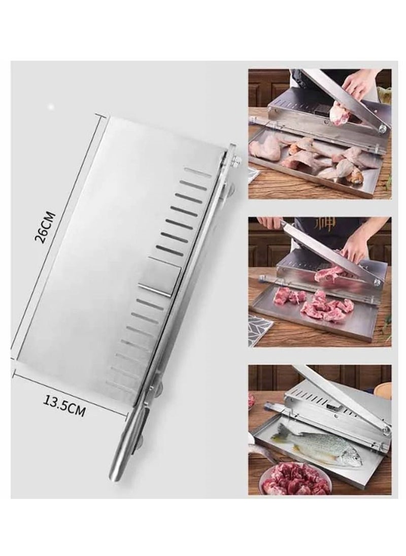 Home Use Manual Meat And Vegetable Slicer Machine Slicer Tool Silver