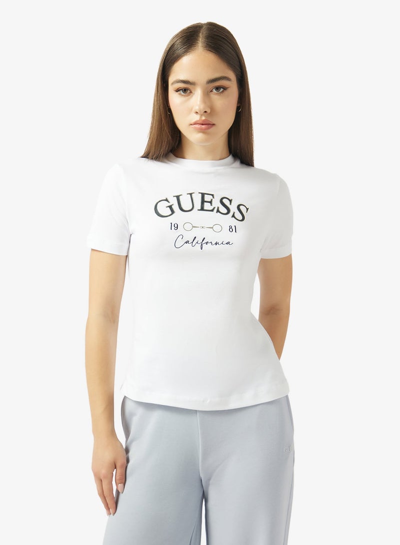 GUESS Beatriz Crew Neck Short Sleeve T-Shirt - Image 1