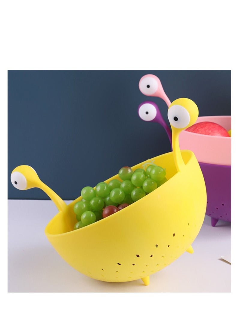 Y&D Colander Strainer Bowl Sturdy Salad Mixing With Kitchen for Pasta Vegetable Fruits Berry Noodle Meat BPA Free Dishwasher Safe  - Image 3