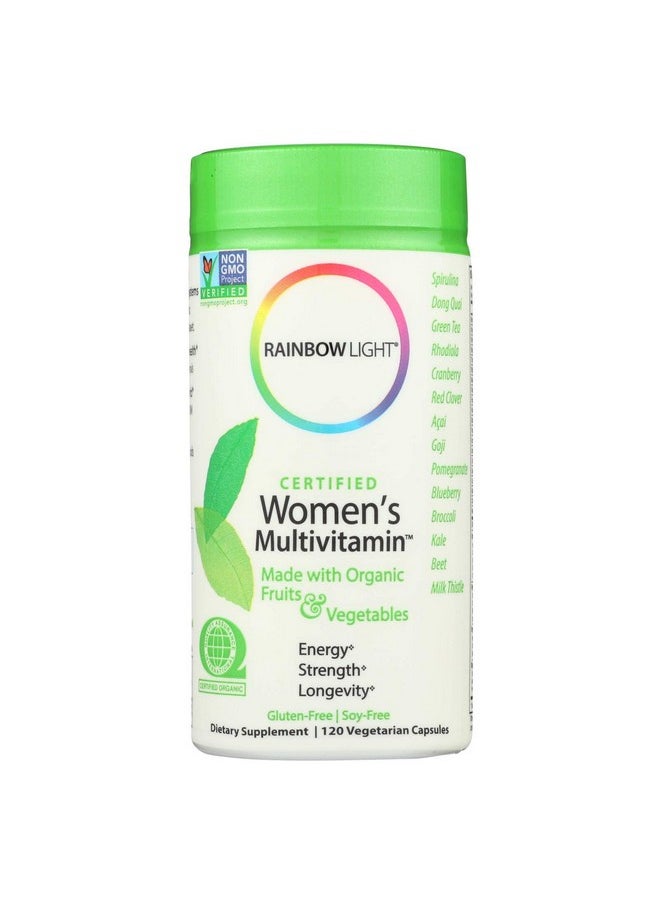 Rainbow Light Women Organic Multi 120Capsules  - Image 1