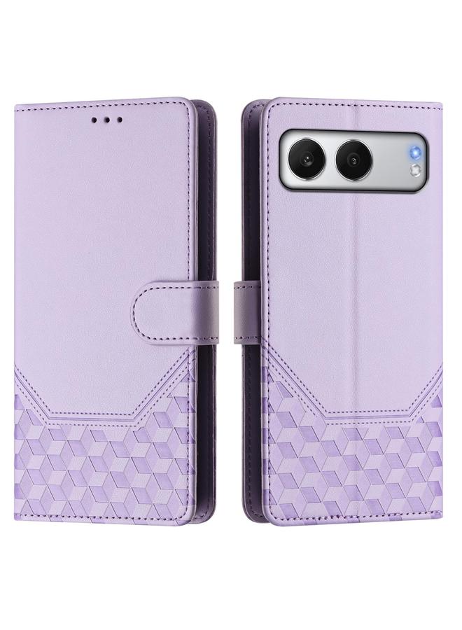 S-TOP Case For OnePlus Nord 4 5G Honeycomb Embossing RFID Leather Phone Case - Image 2